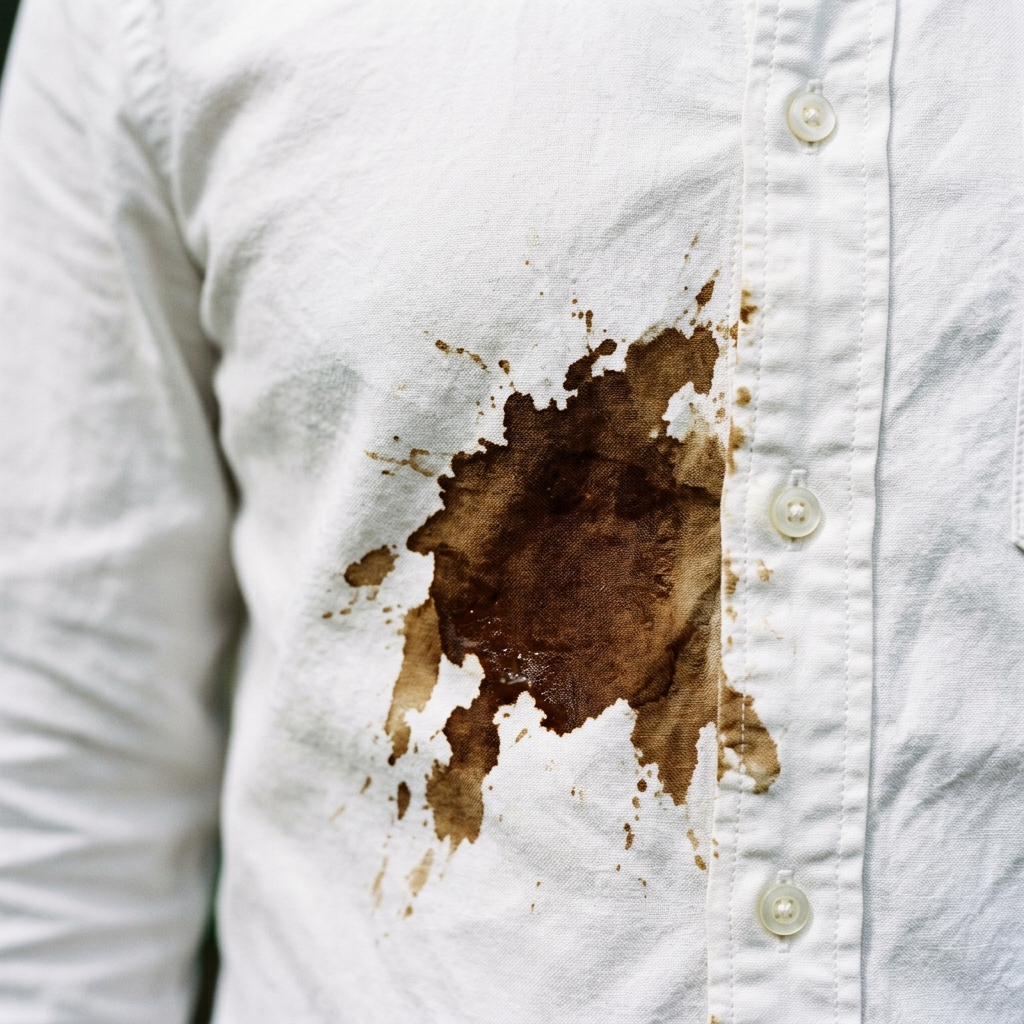 Stained Shirt Before Cleaning